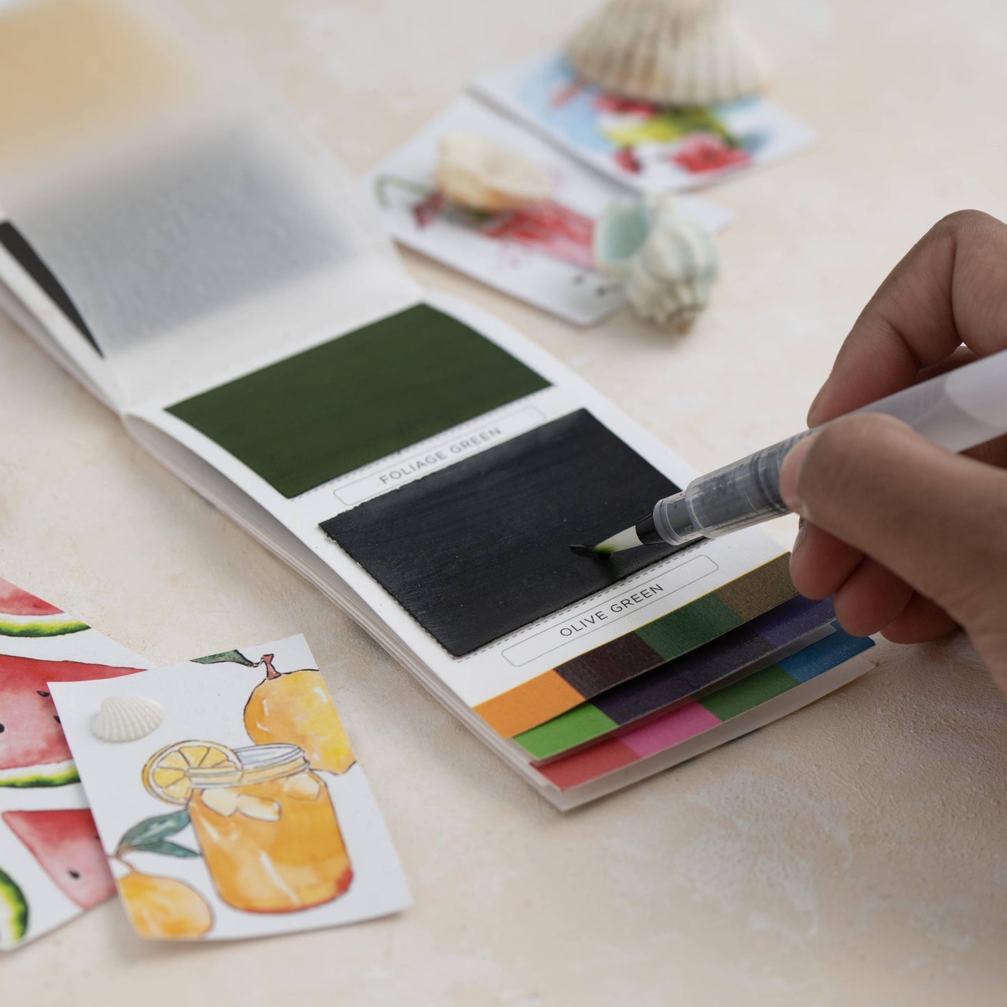 Spring Colorsheets - 16 Watercolors | Vegan | Non-toxic