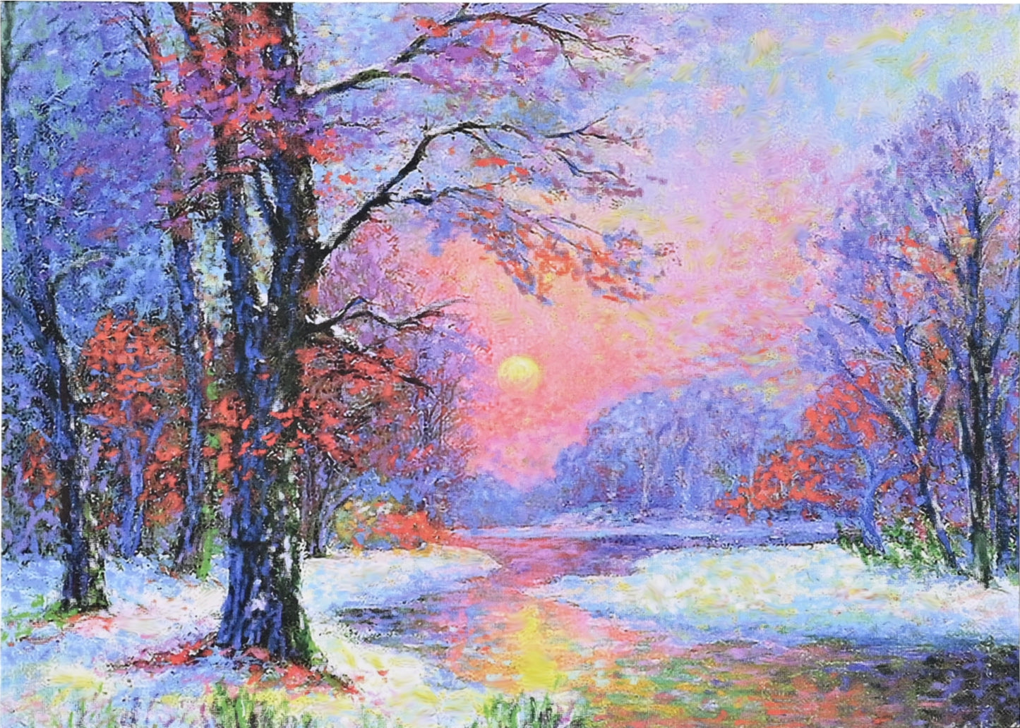 Winter Daybreak Deluxe Boxed Holiday Cards