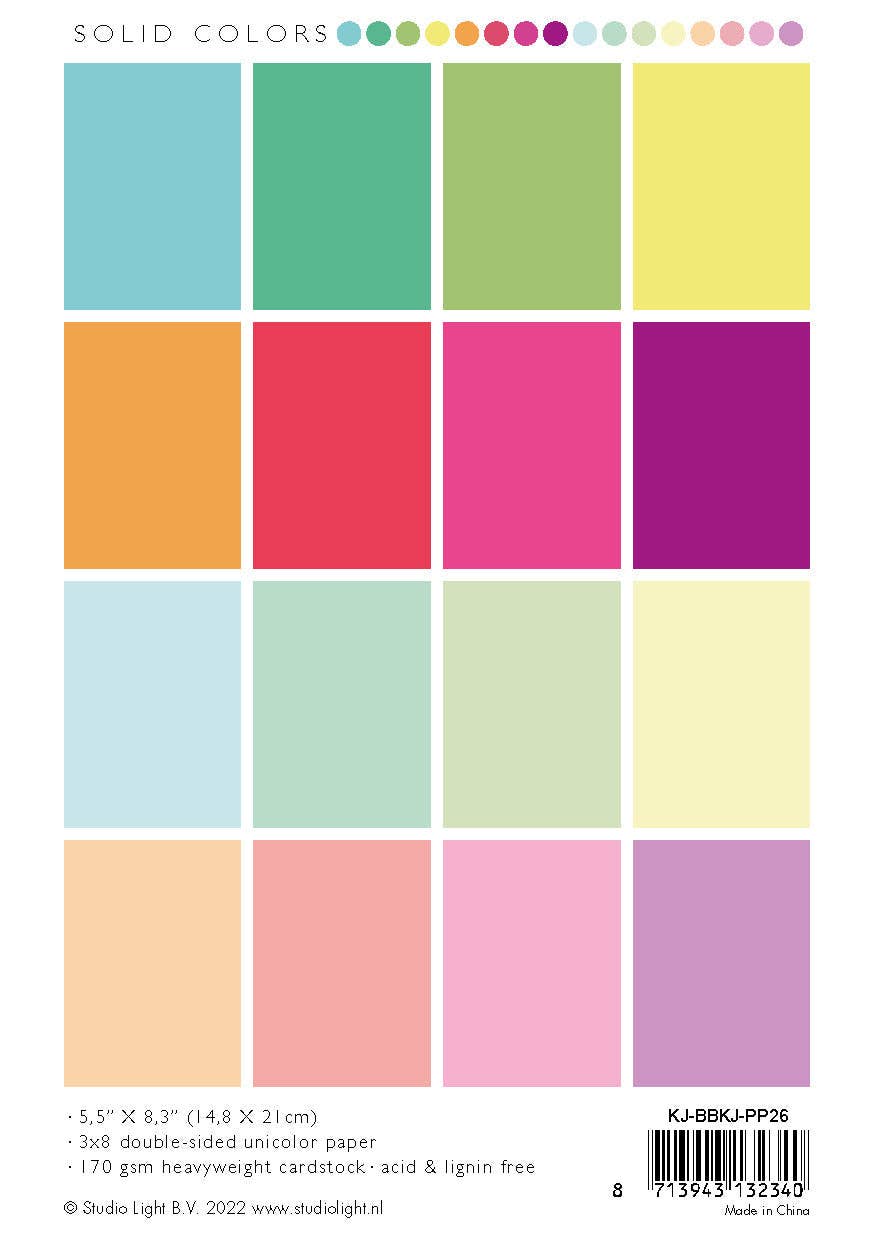 Solid Colors Essentials Paper Pad