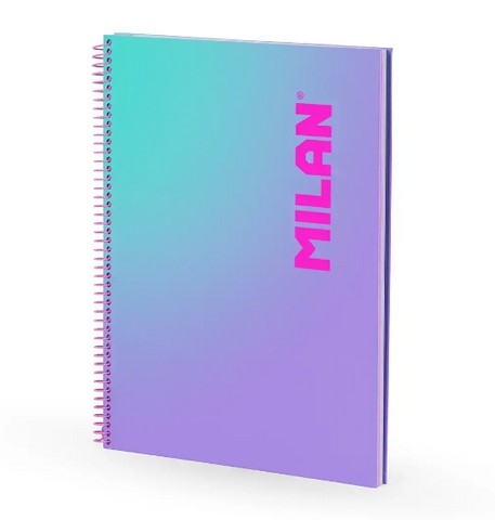 Milan Sunset Spiral Hardcover Notebook