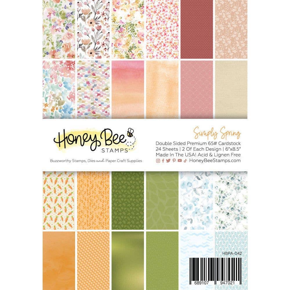 Simply Spring Paper Pad 6x8.5 - 24 Double-Sided Sheets