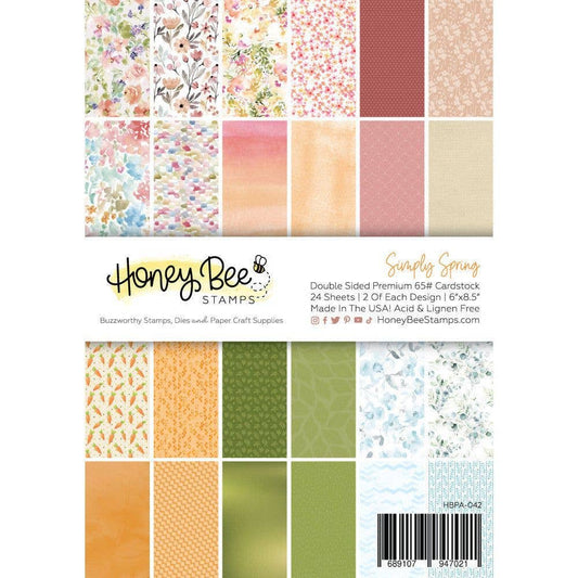 Simply Spring Paper Pad 6x8.5 - 24 Double-Sided Sheets