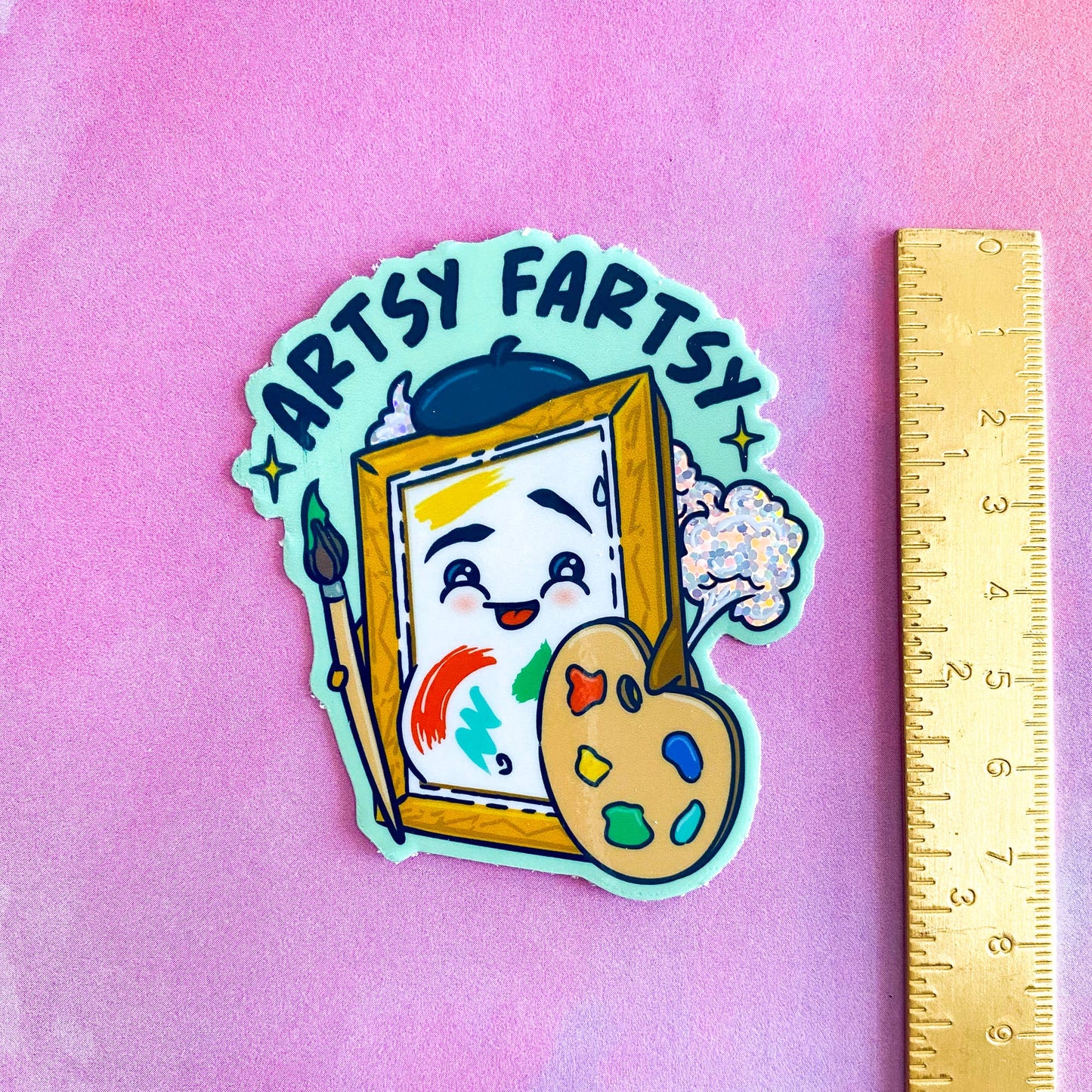 Artsy Fartsy Sticker | Artist Accessory | Art Decal