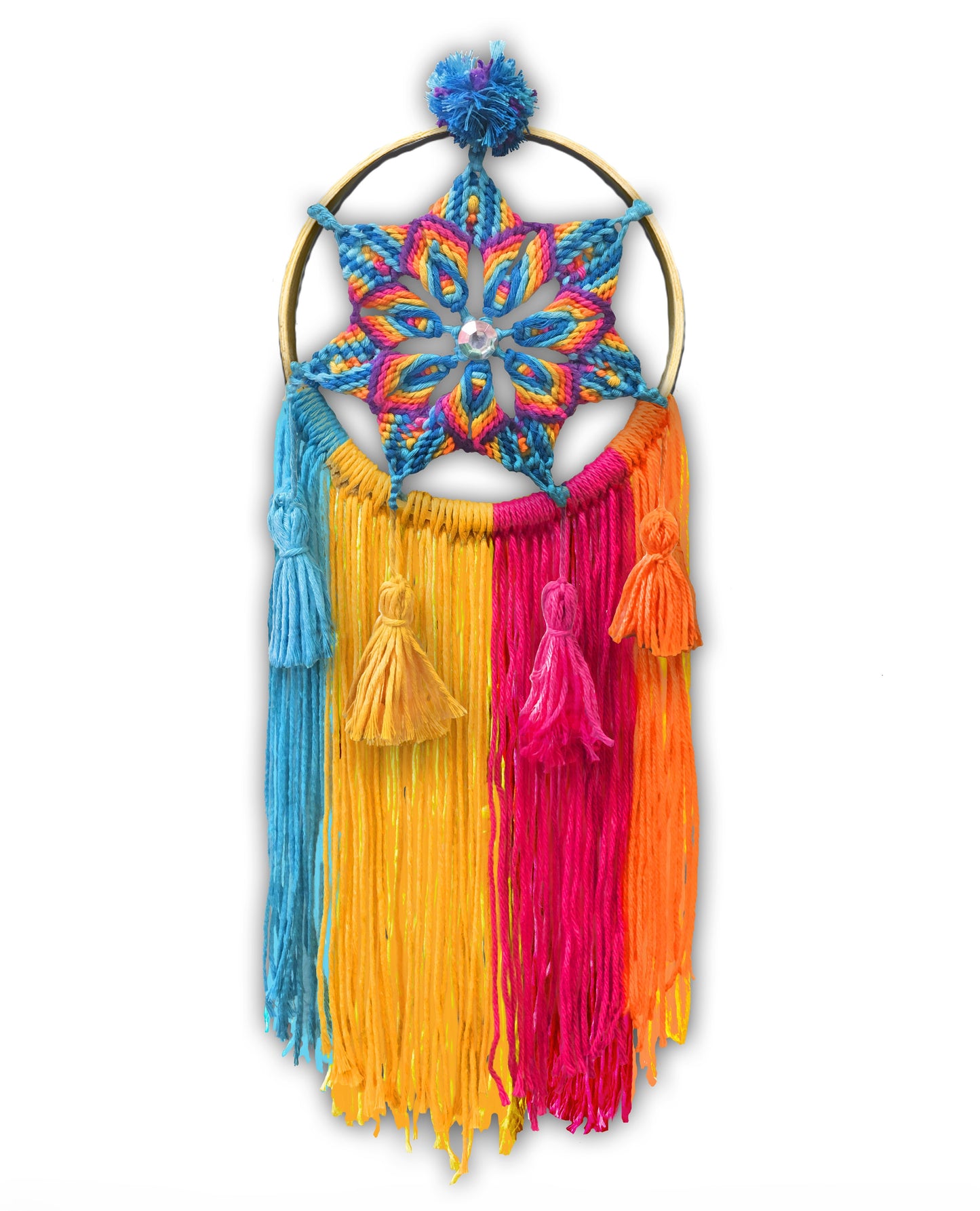 Design Works/Zenbroidery Macrame Wall Hanging Kit 6"X16"