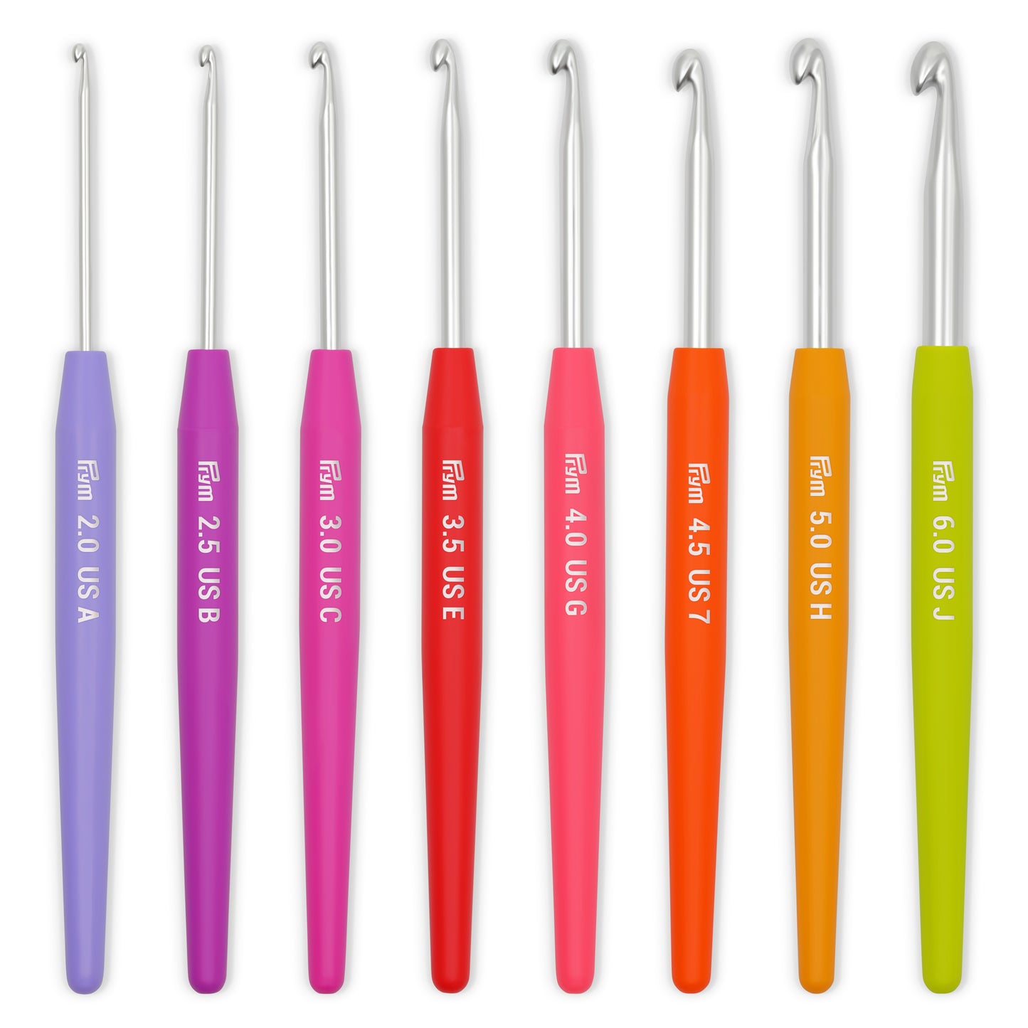 Prym Soft Grip Crochet Hook Set 8/Pkg