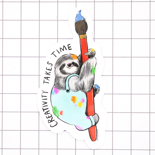 Creative Sloth Vinyl Sticker