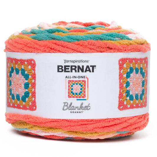 Bernat Blanket All In One Blanket Granny Square Yarn