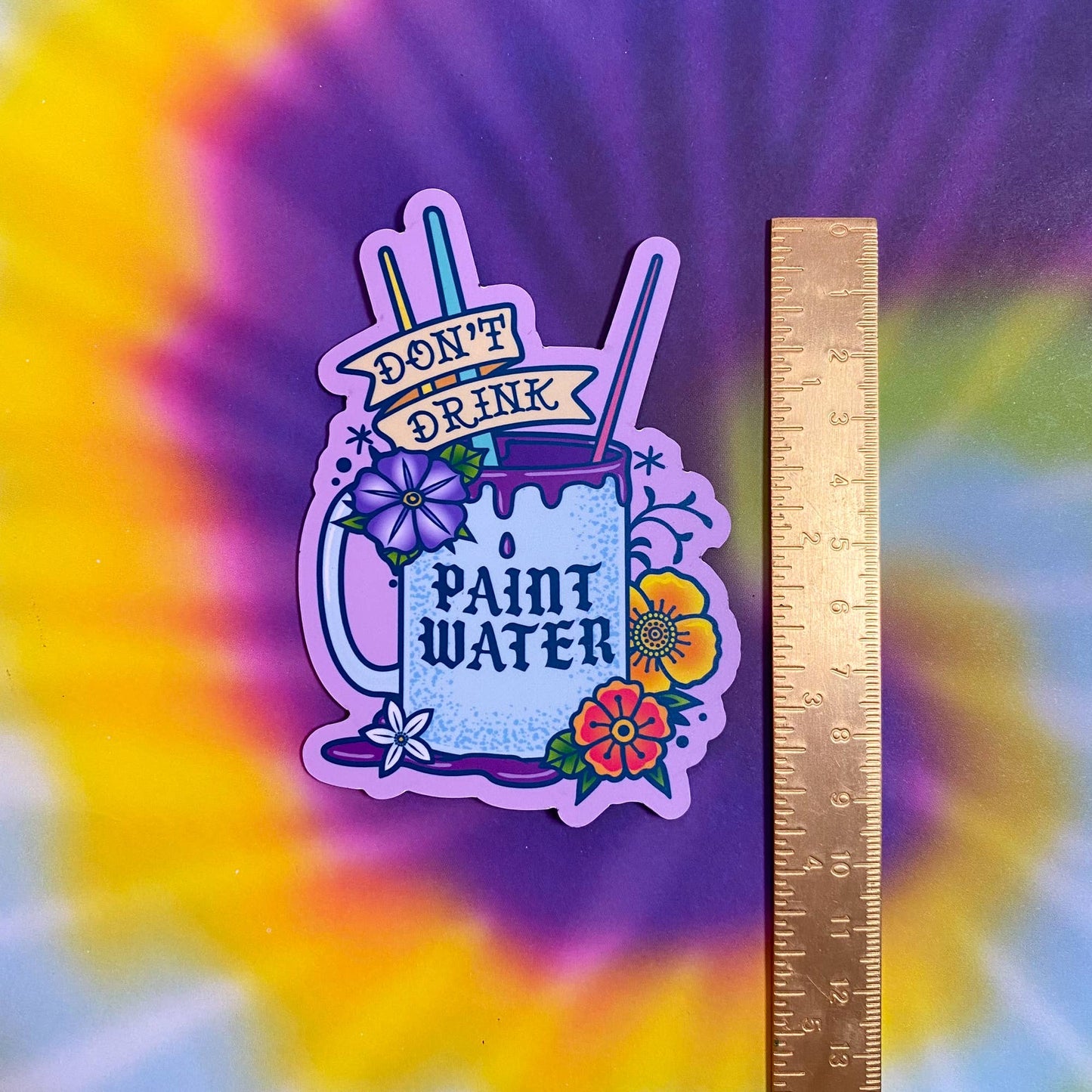 Don't Drink the Paint Water Magnet | Artist Accessory