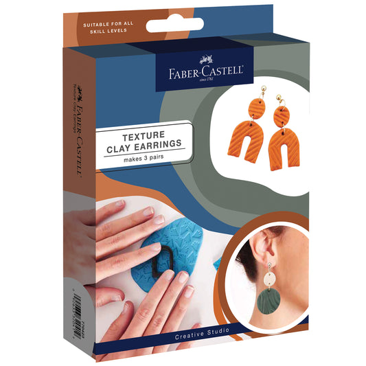 Textured Clay Earrings