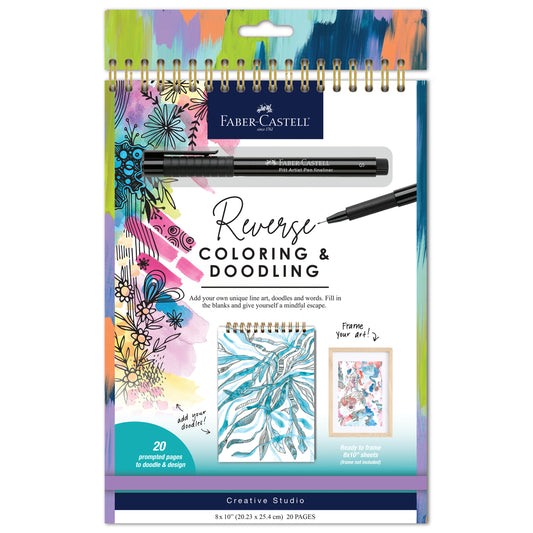 Reverse Coloring Book Brights Edition