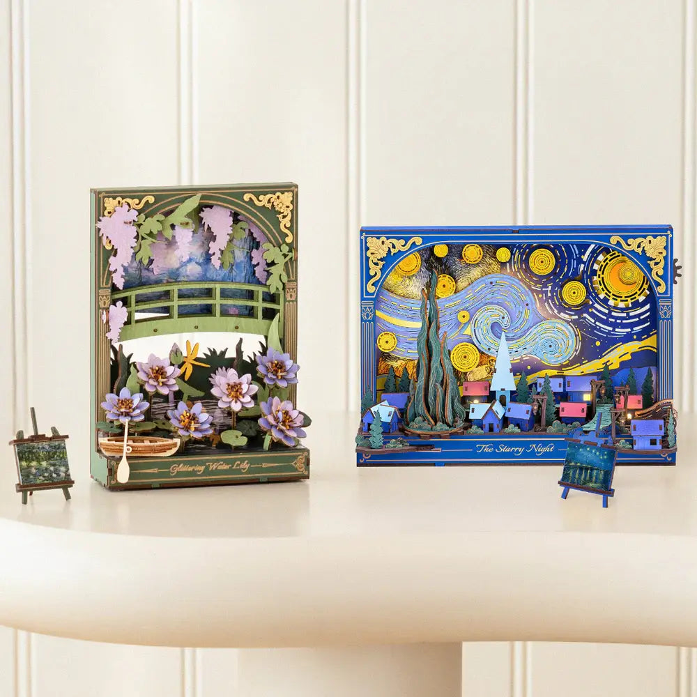 TH003 Rowood The Starry Night Wall Art 3D Wooden Puzzle