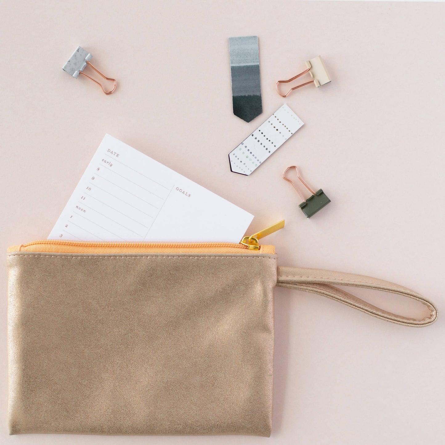 Metallic Gold Pouch