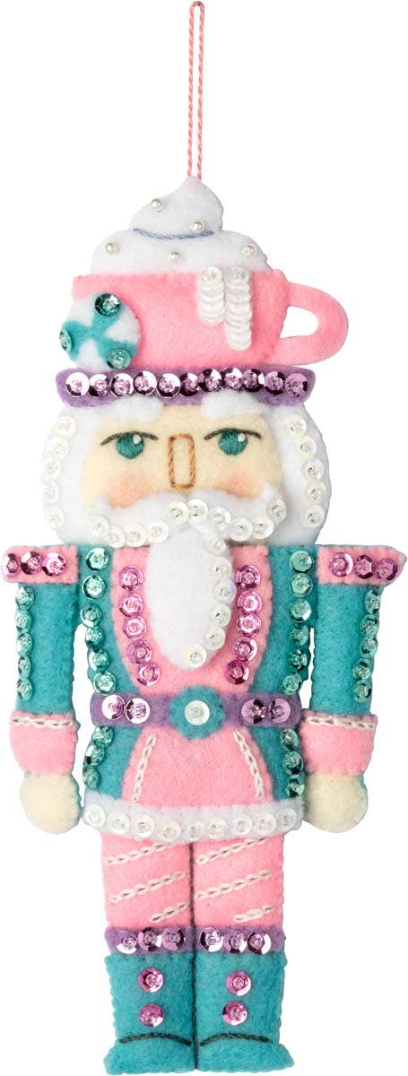 Nutcracker Sweet Felt Ornaments Set of 6