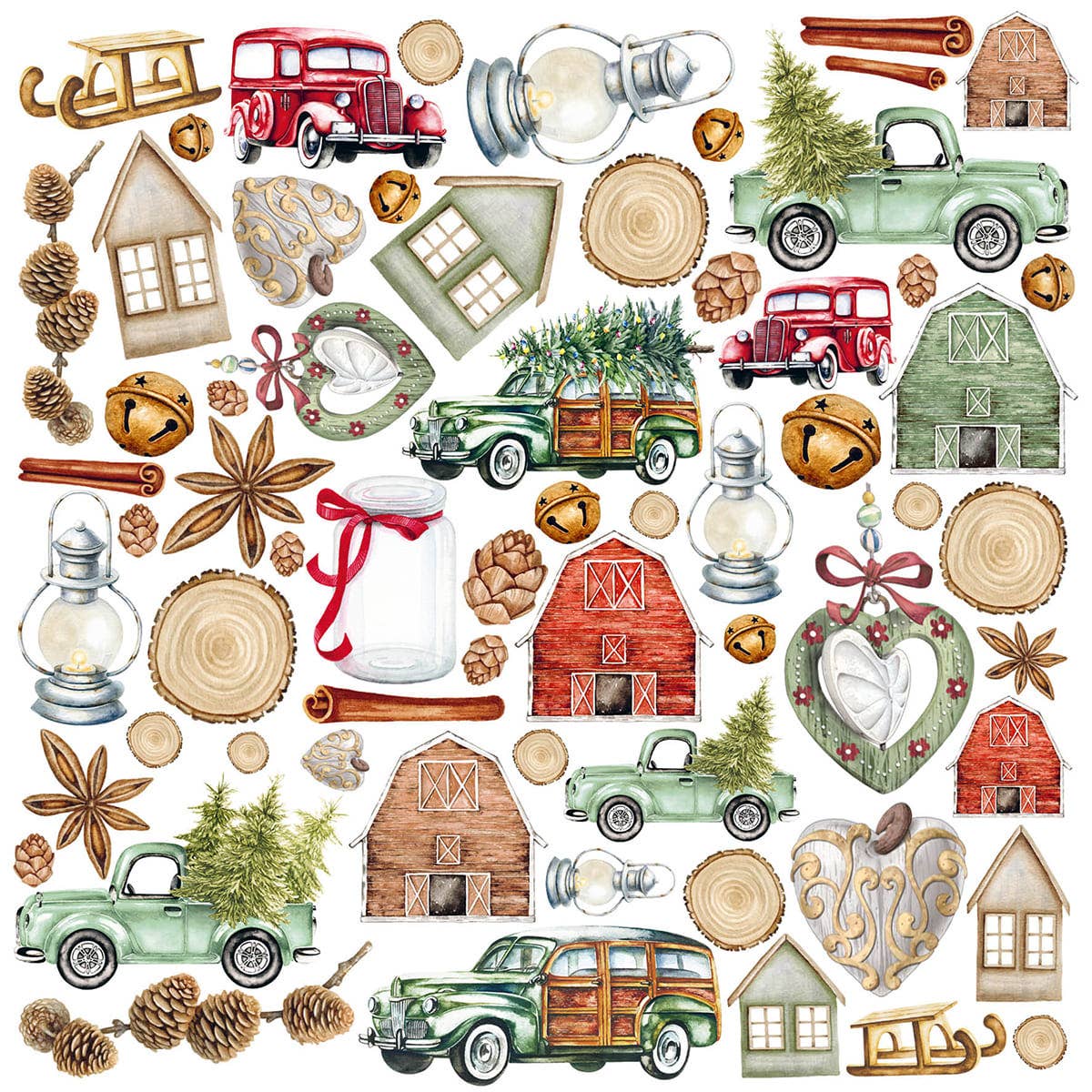 Christmas Vibes Paper Pad 6x6