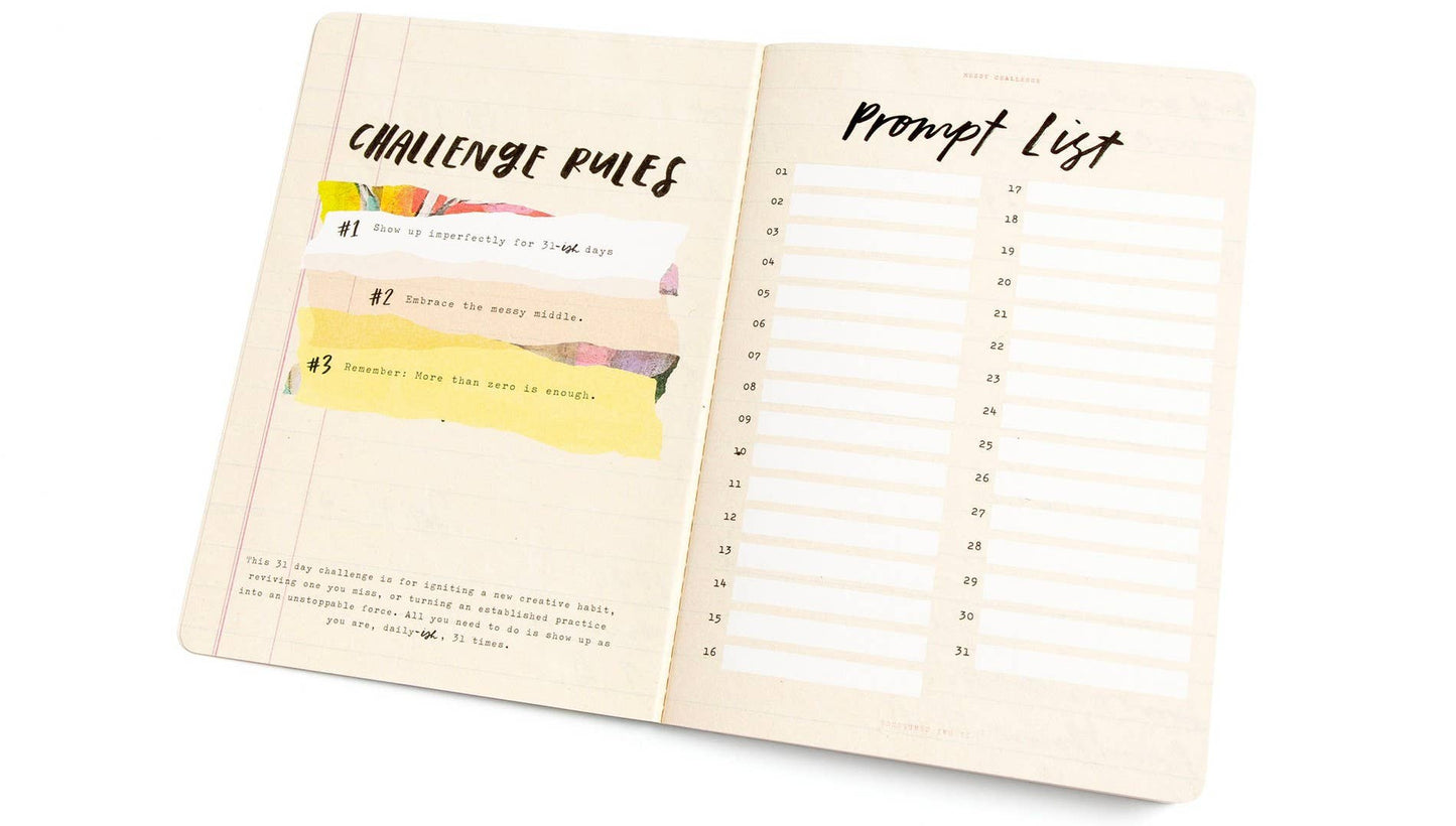 Messy Challenge Daily-ish Journal