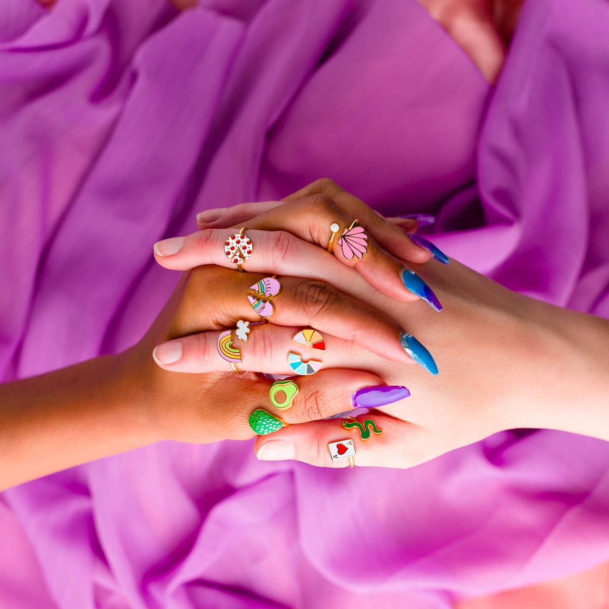 Adjustable Ring - Color Wheel