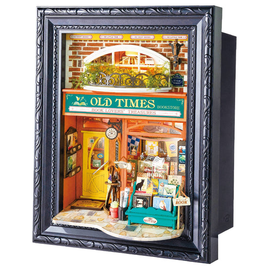 DP004 Rolife Old Times Bookstore miniature house