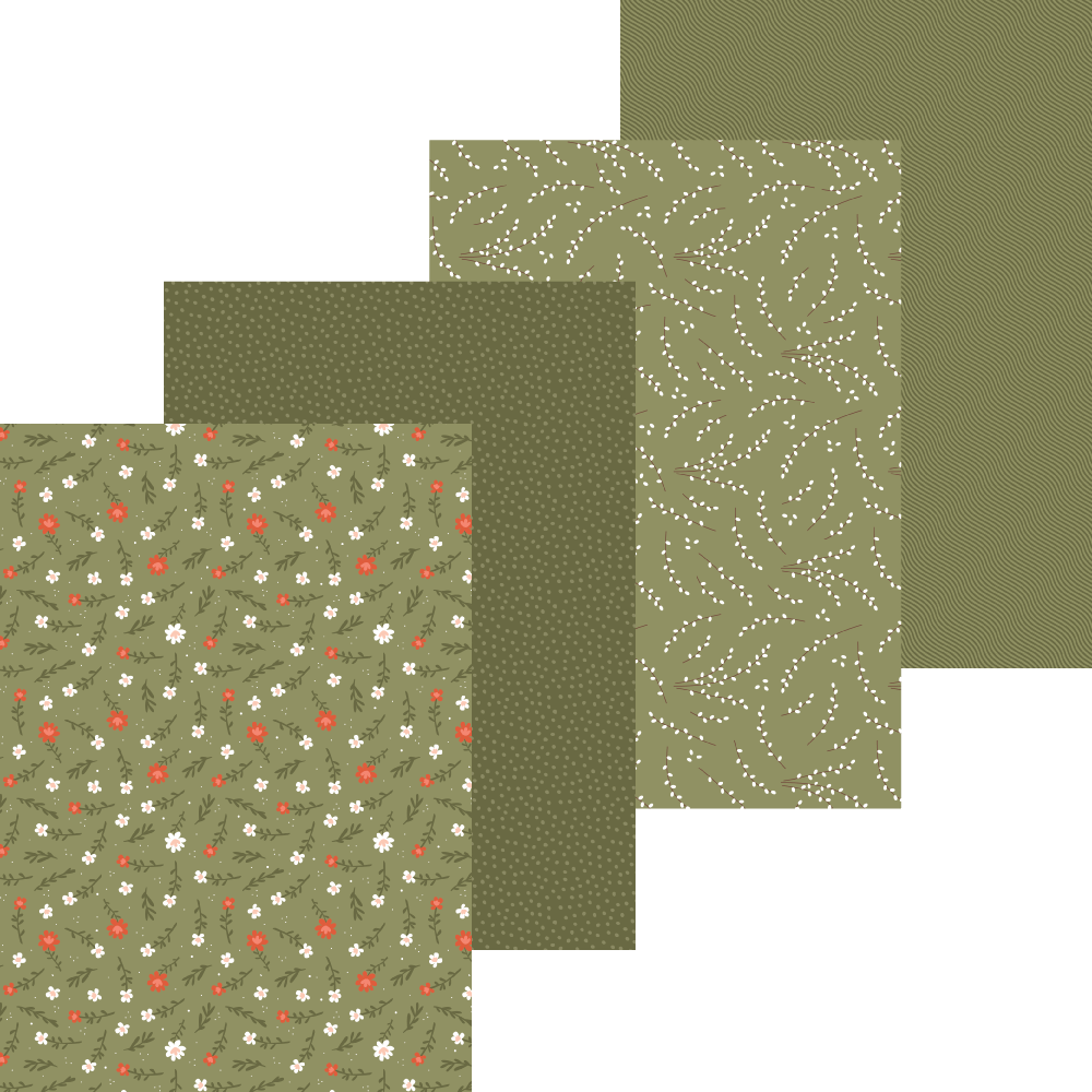 Homestead Hues Paper Pad 6x8.5 - 24 Double-Sided Sheets