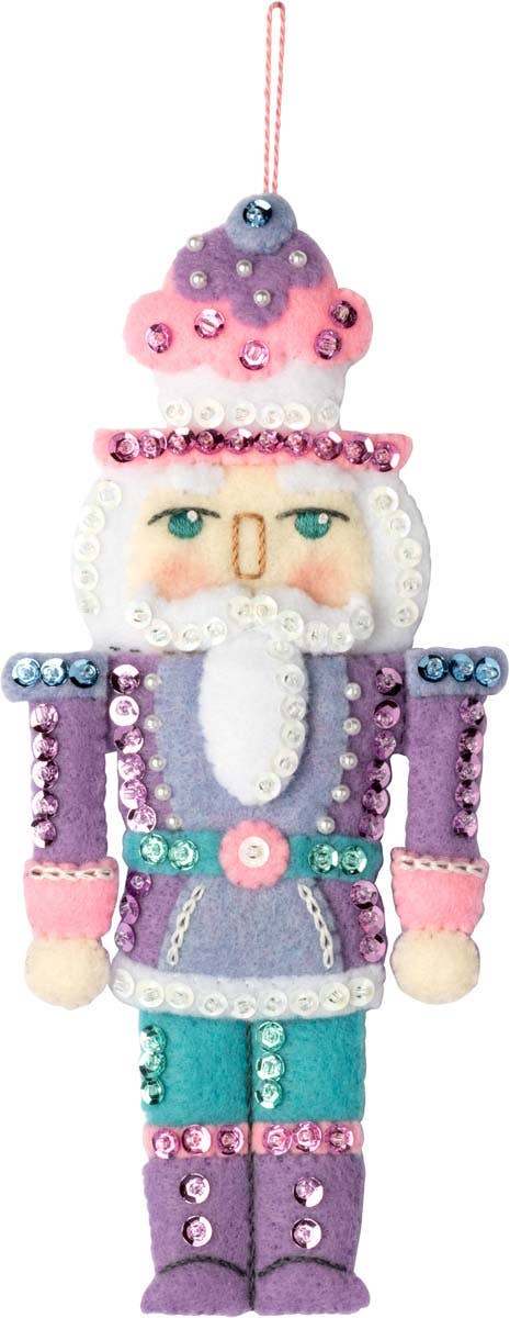 Nutcracker Sweet Felt Ornaments Set of 6