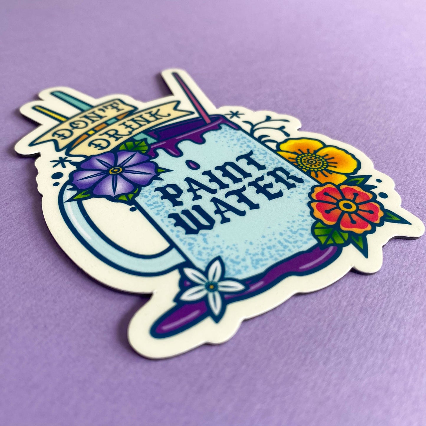 Don't Drink the Paint Water Magnet | Artist Accessory