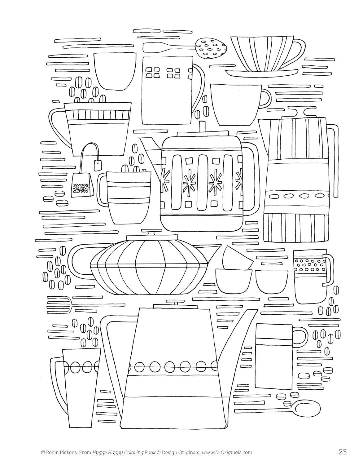 Hygge Happy - Coloring Pages for a Cozy Life
