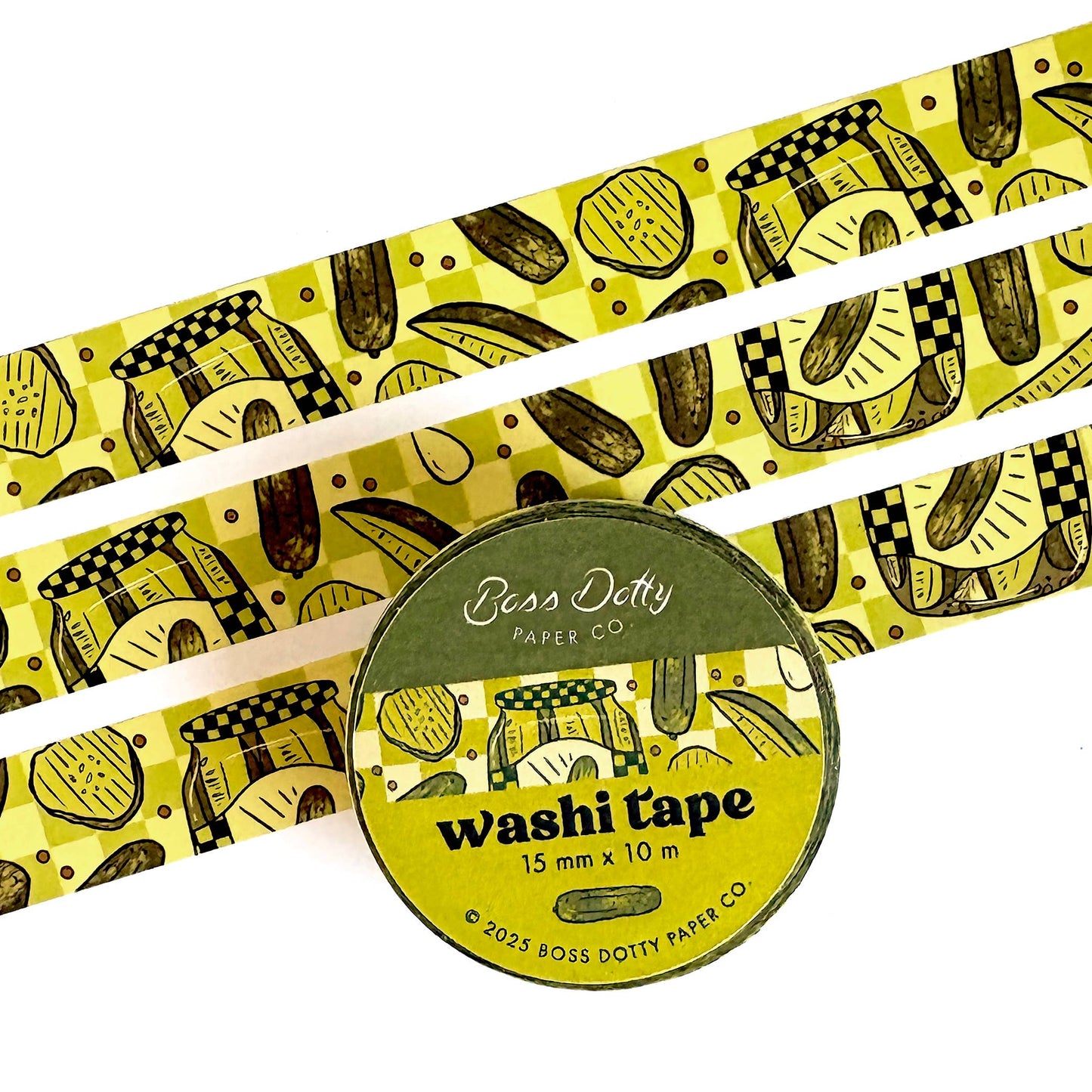 Pickle Pattern Washi Tape