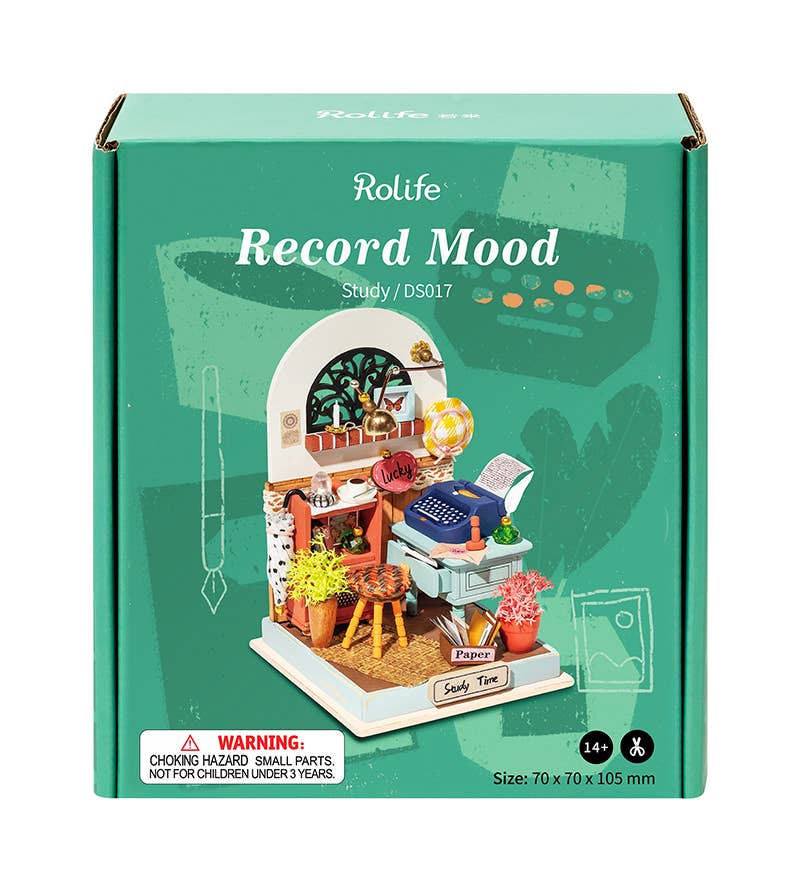 Robotime Rolife 3D DIY Record Mood DS017 Gift