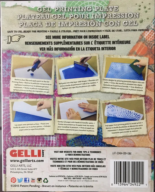 Gel Printing Plate