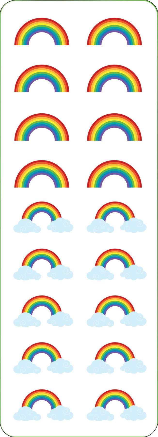 Rainbow Sticker Sheets