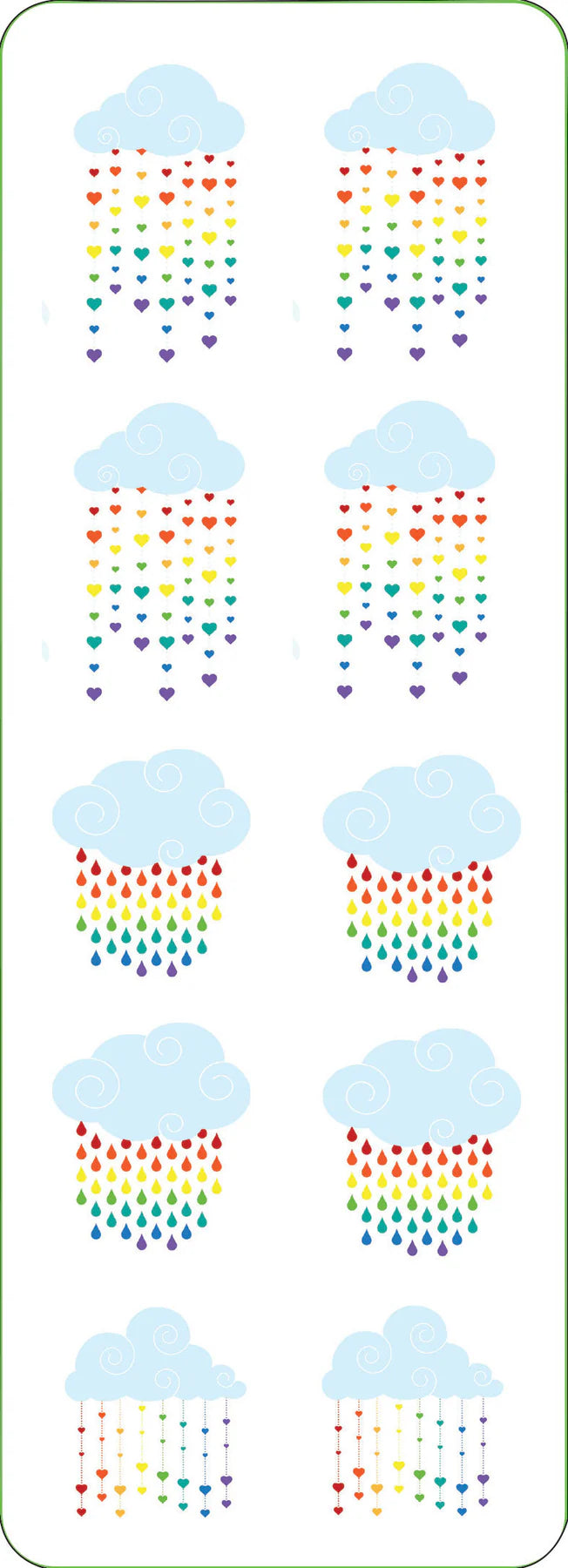 Rainbow Sticker Sheets