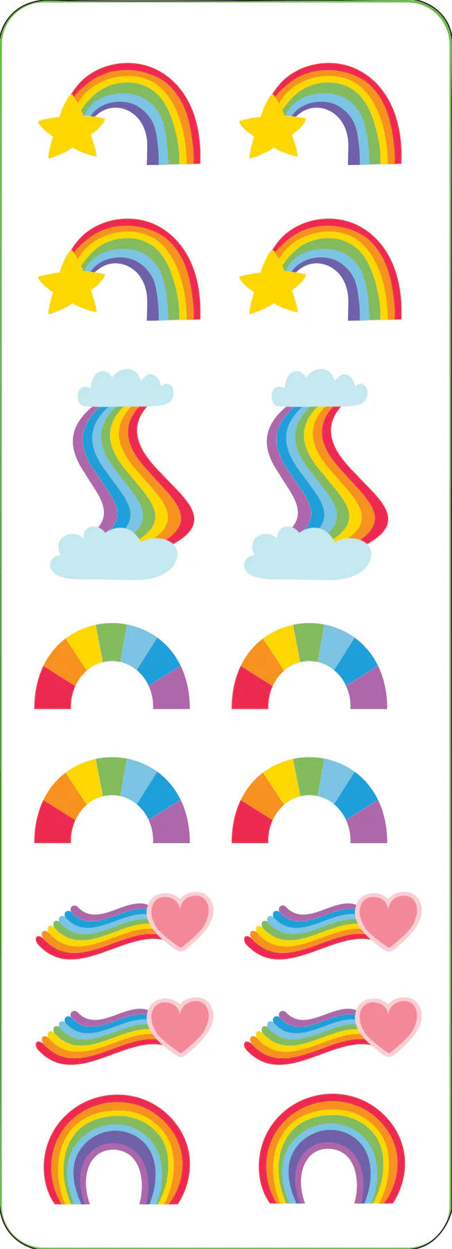 Rainbow Sticker Sheets