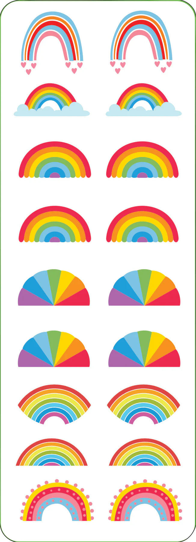 Rainbow Sticker Sheets