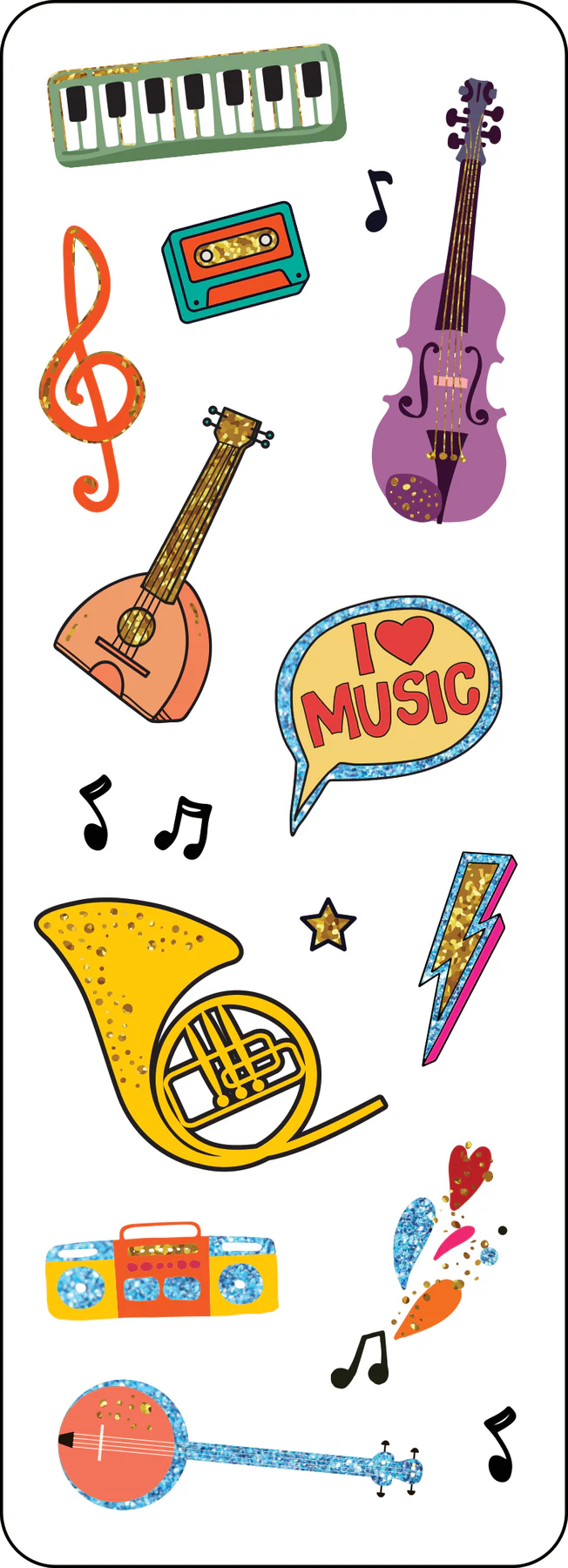 Music Sticker Sheets