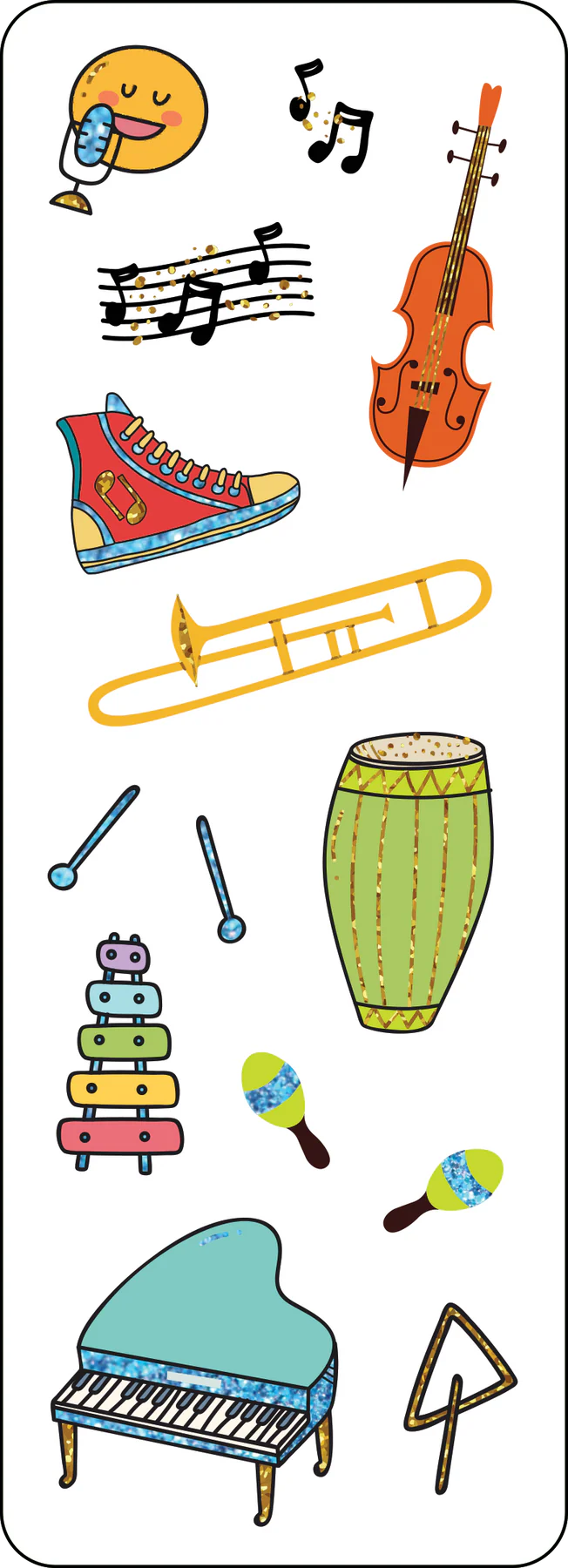Music Sticker Sheets
