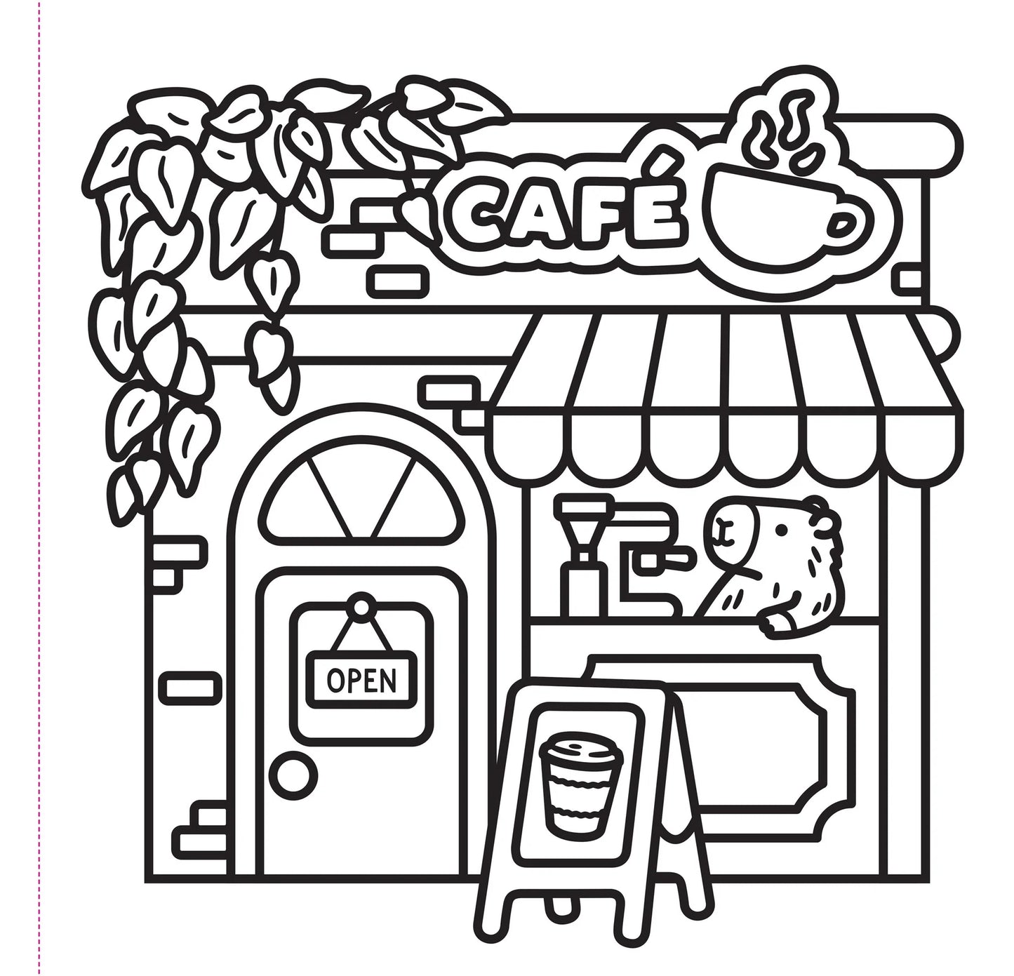 Color Me Comfy Coloring Book
