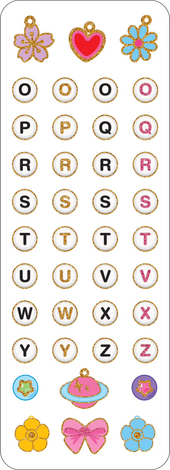 Friendship Bracelet Sticker Sheets