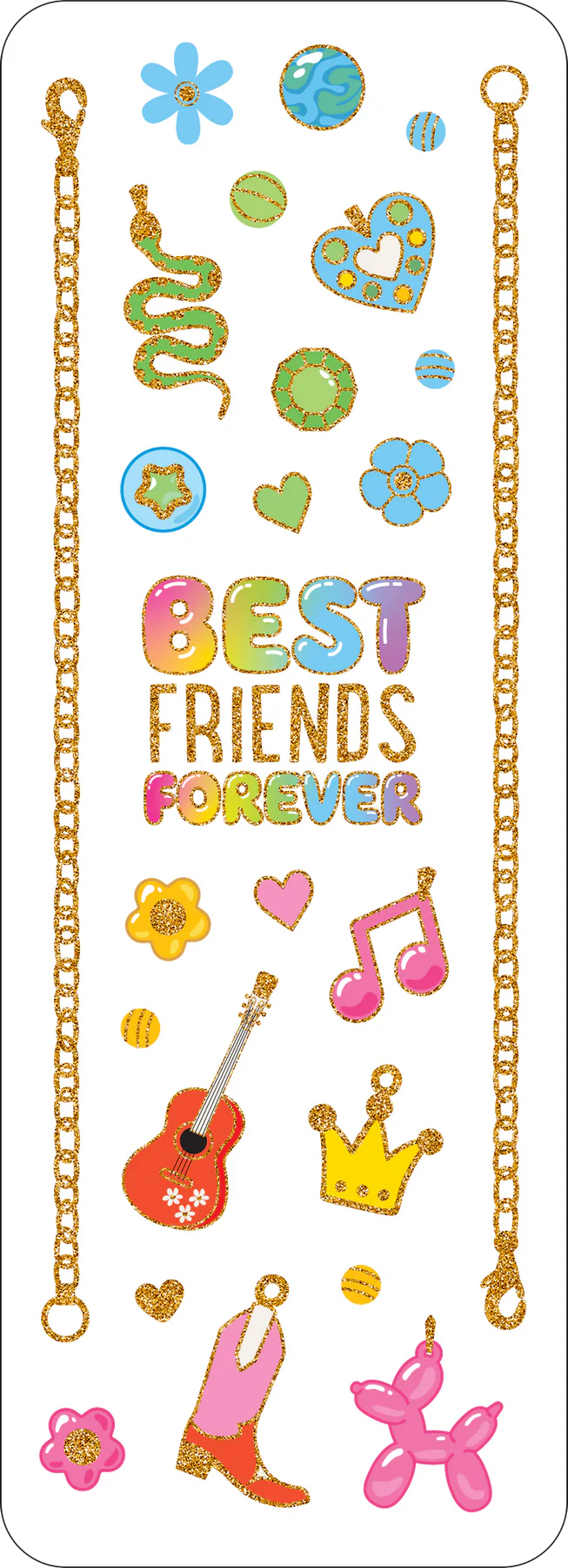 Friendship Bracelet Sticker Sheets
