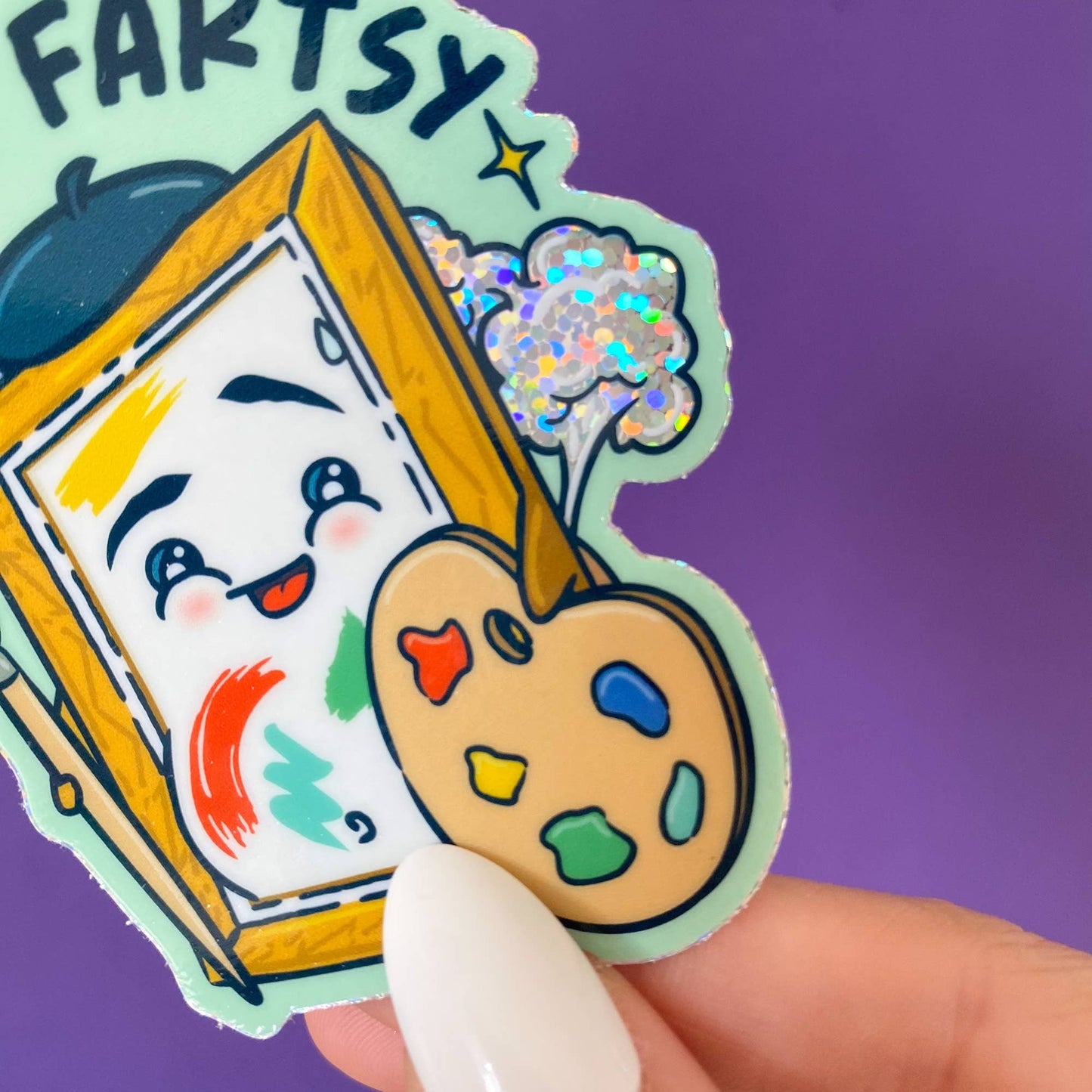 Artsy Fartsy Sticker | Artist Accessory | Art Decal