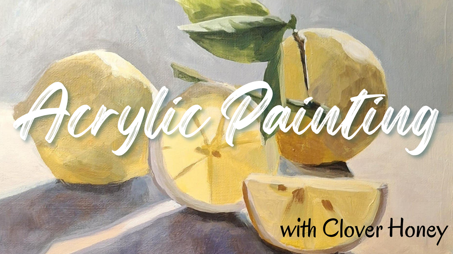 Acrylic Painting with Clover Honey