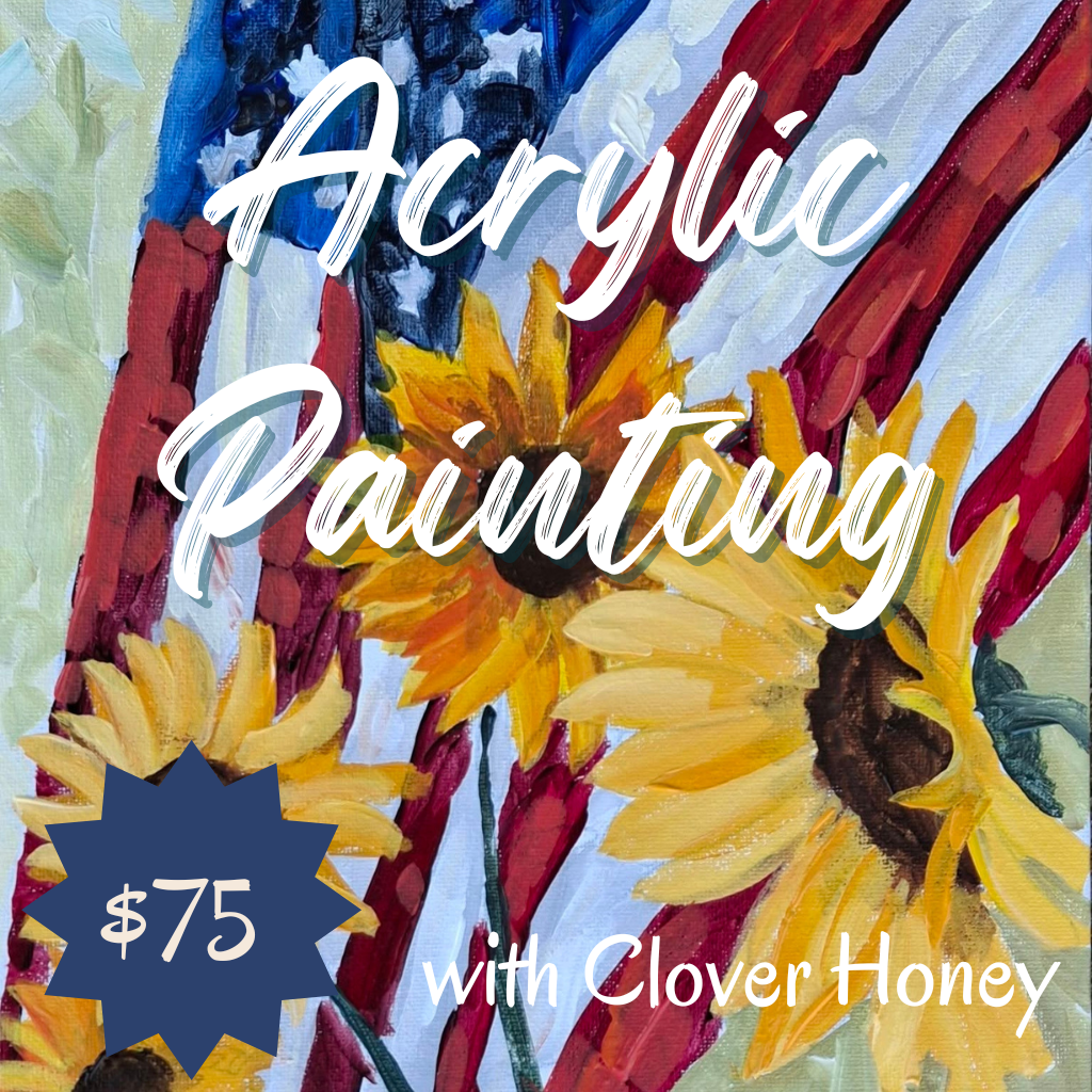 Acrylic Painting with Clover Honey