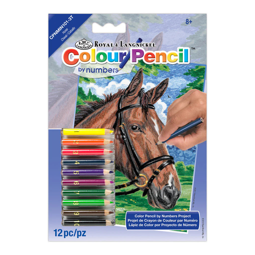 Colour Pencil by numbers™ 5" x 7"