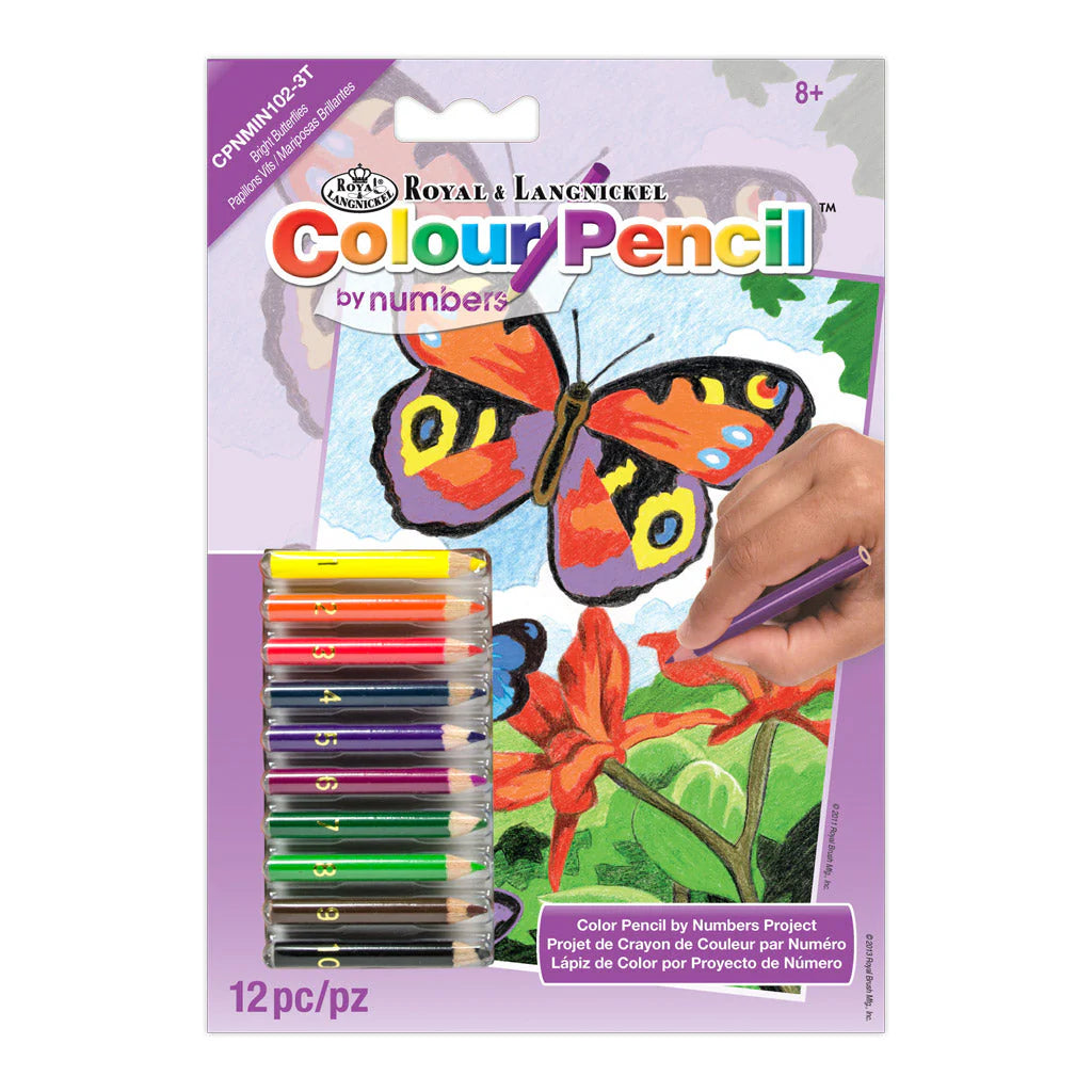 Colour Pencil by numbers™ 5" x 7"