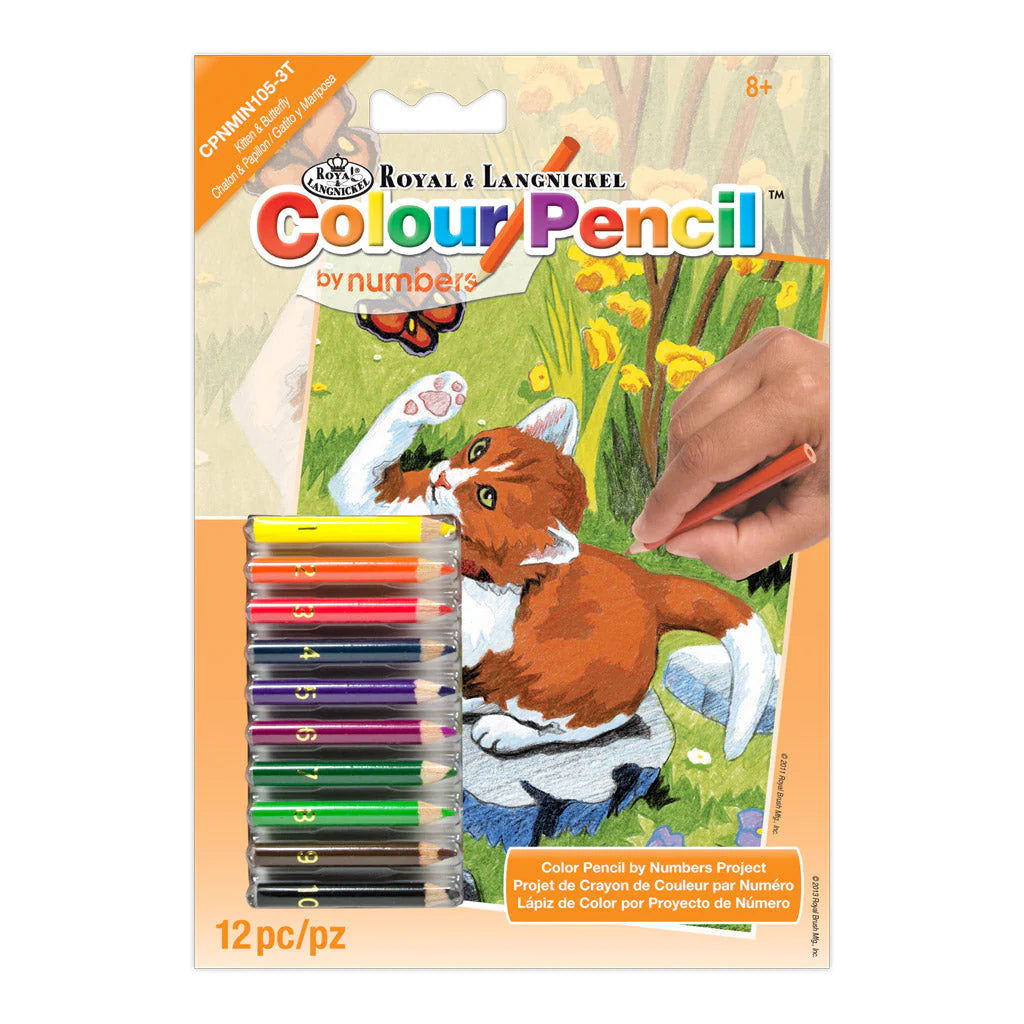 Colour Pencil by numbers™ 5" x 7"