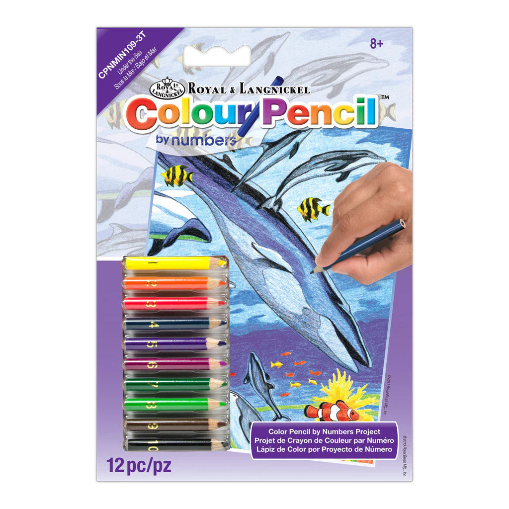 Colour Pencil by numbers™ 5" x 7"