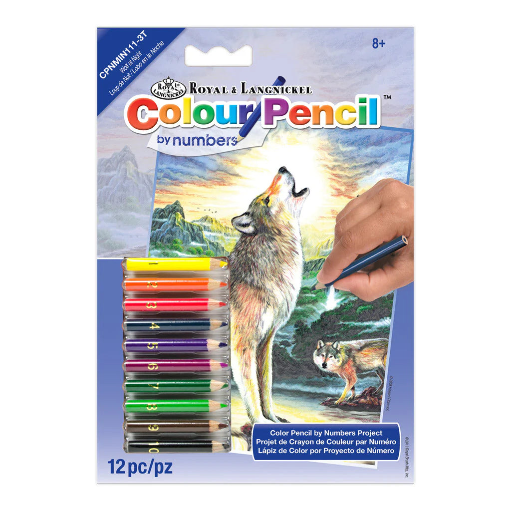 Colour Pencil by numbers™ 5" x 7"