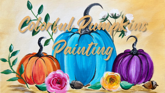 Colorful Pumpkins Painting