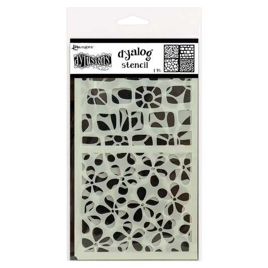 Dylusions Dyalog Stencil - Doodle It