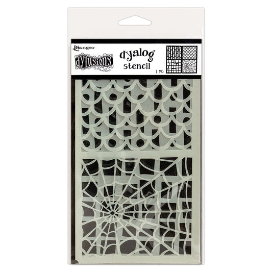 Dylusions Dyalog Stencil - Stencil It Too