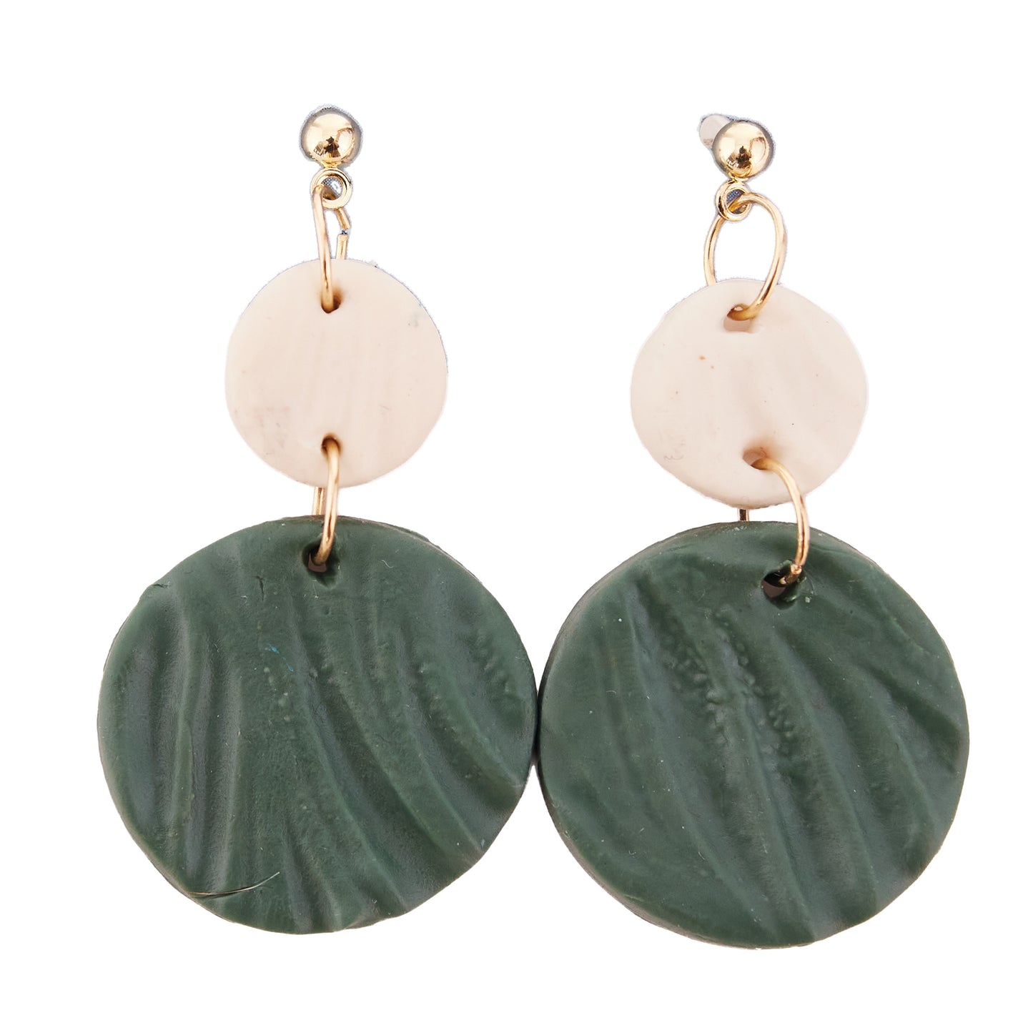 Textured Clay Earrings