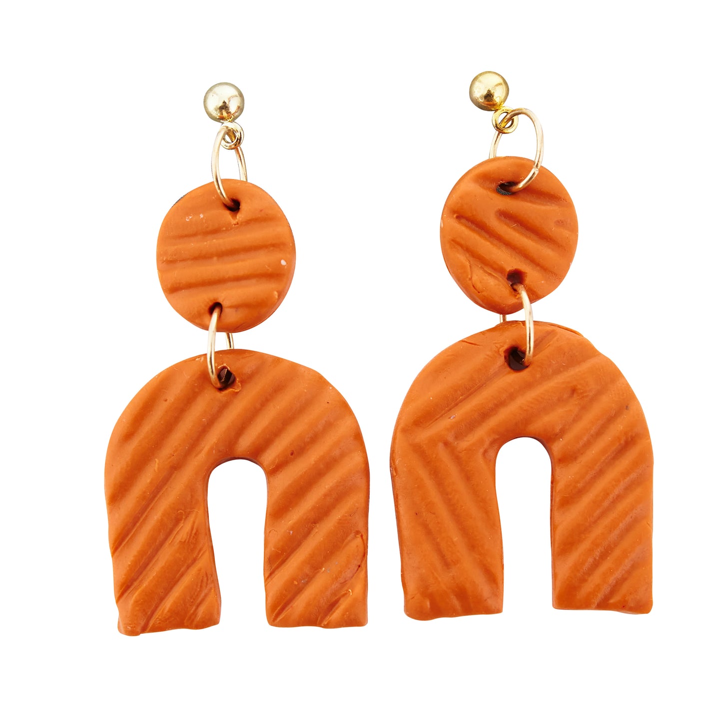 Textured Clay Earrings